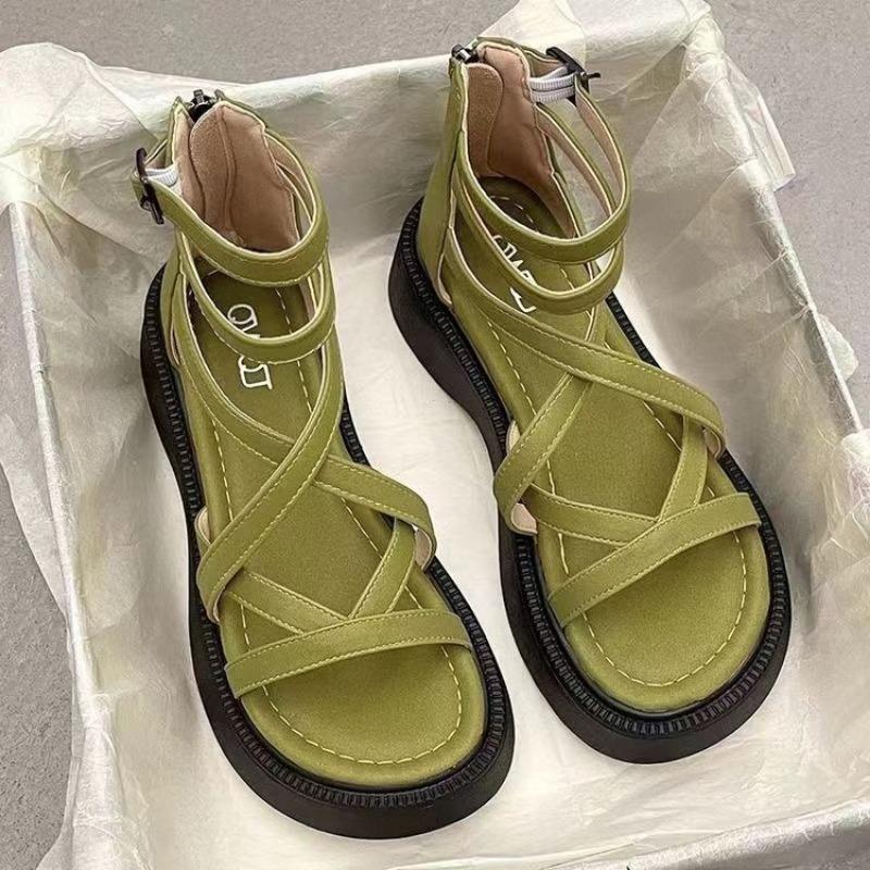 Sommer Plateau Damen Sandalen Riemen hinten Offene Zehen Elegant Damen Sandalen Schuhe Outdoor Lässig Strand Sandalen Sandalias De Mujer