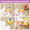 Children's DIY Punching Machine Craft Set Educational Craft Scissors Set Portable Craft Punching Machine Set Crafts