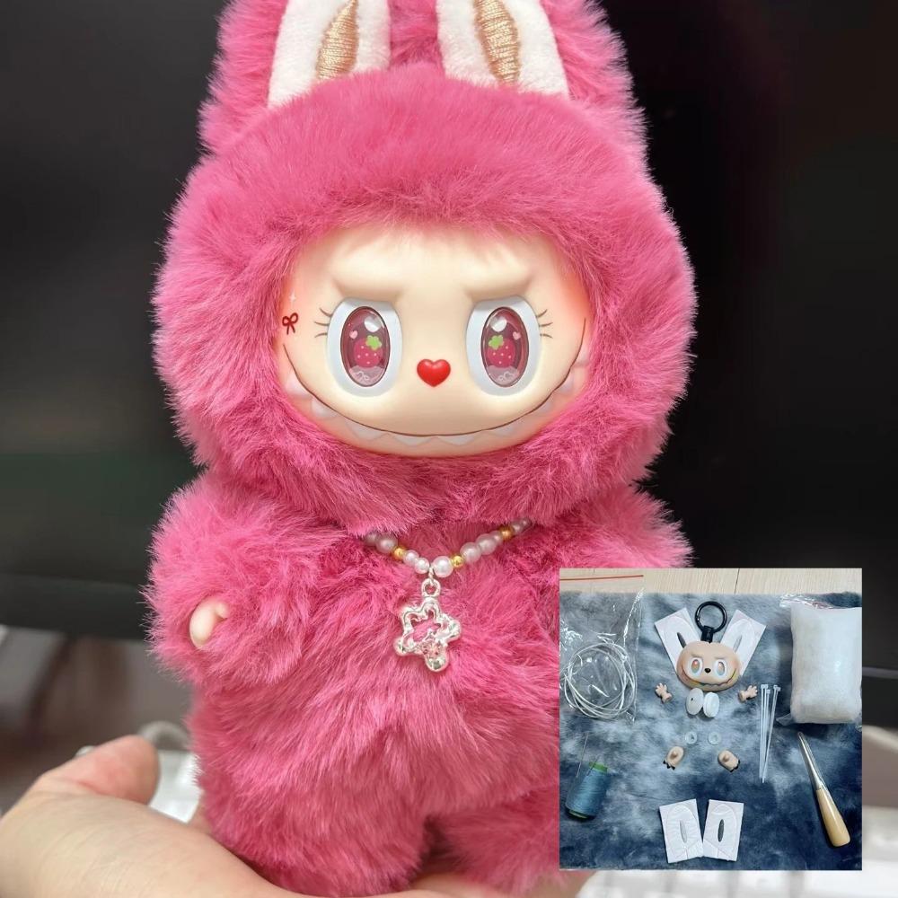 

Новый Для Labubu Полный Набор Материалов для Изготовления Кукол DIY Производство Трендовые Игрушки Подвески для Сумок Настольные Украшения Аксессуары