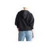 Calvin Klein Loose Fit Zip Up Hooded Drop Shoulder Long Sleeve Jacket Women Jackets Black 40WP104-001