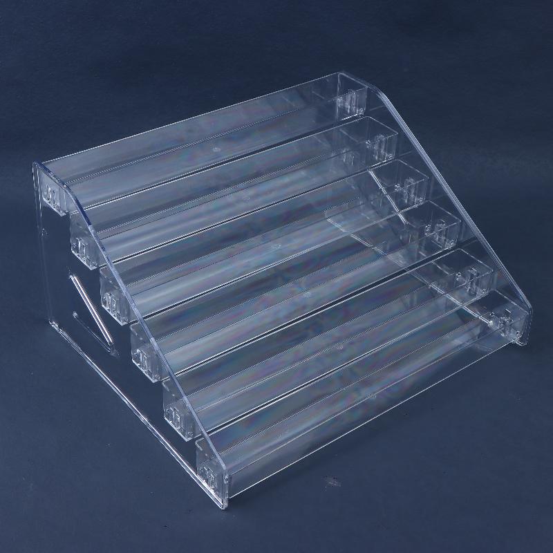 1 Set Lippenstift-Organizer 3/4/5/6/7 Schichten Erhöhte Kosmetik-Aufbewahrungs-Organizer Nagellack-Parfüm-Display-Ständer