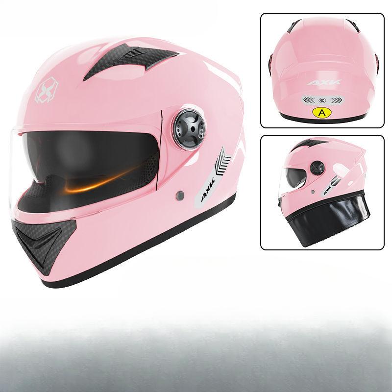 New National Standard Electric Vehicle Helmet Men's Winter Warm Season Motorcycle Helmet Women's Four-season Universal Hood