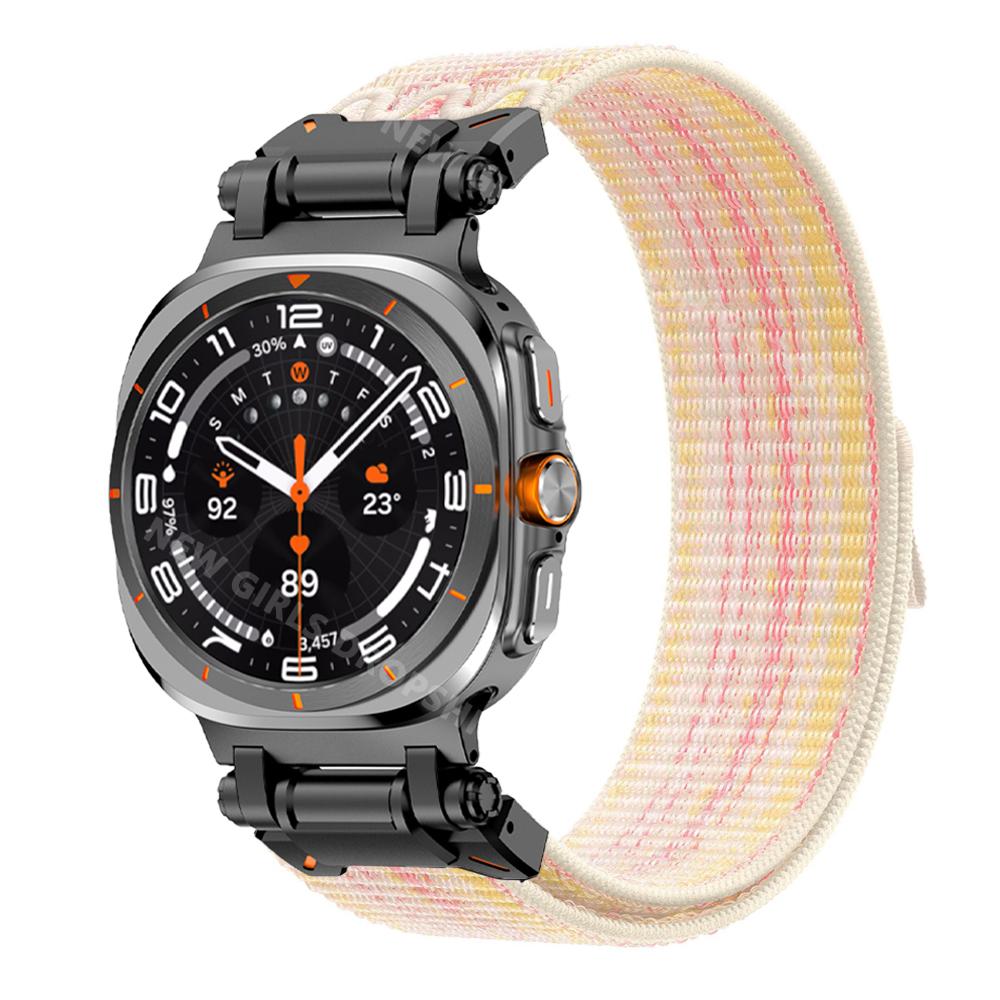 

Sports Nylon Loop Band For Samsung Galaxy Watch Ultra 47mm Men WatchStrap For SAMSUNG GALAXY WATCH 7 ULTRA 47mm No Gaps Bracelet Galaxy Ultra 47mm