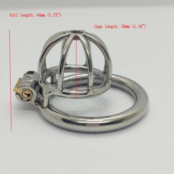 Stainless Steel Jewelry with Ring Cage Short Lock for Man Male