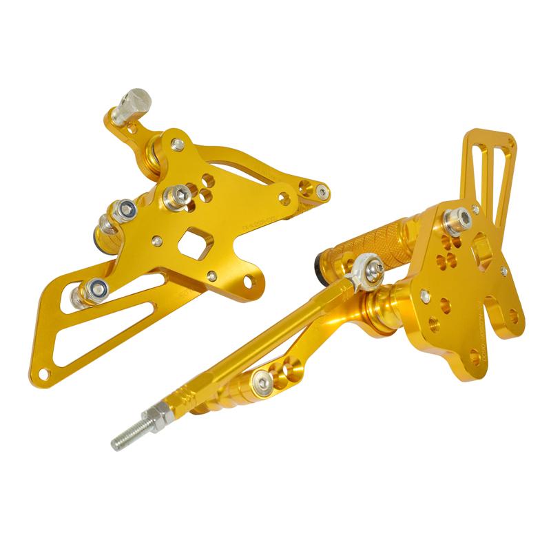 Motorbike Adjustable Driver Rear Sets Rearset Footrest Foot Rest Pegs For Kawasaki Ninja 250R EX 250 R 2008 2009 2010 2011 2012