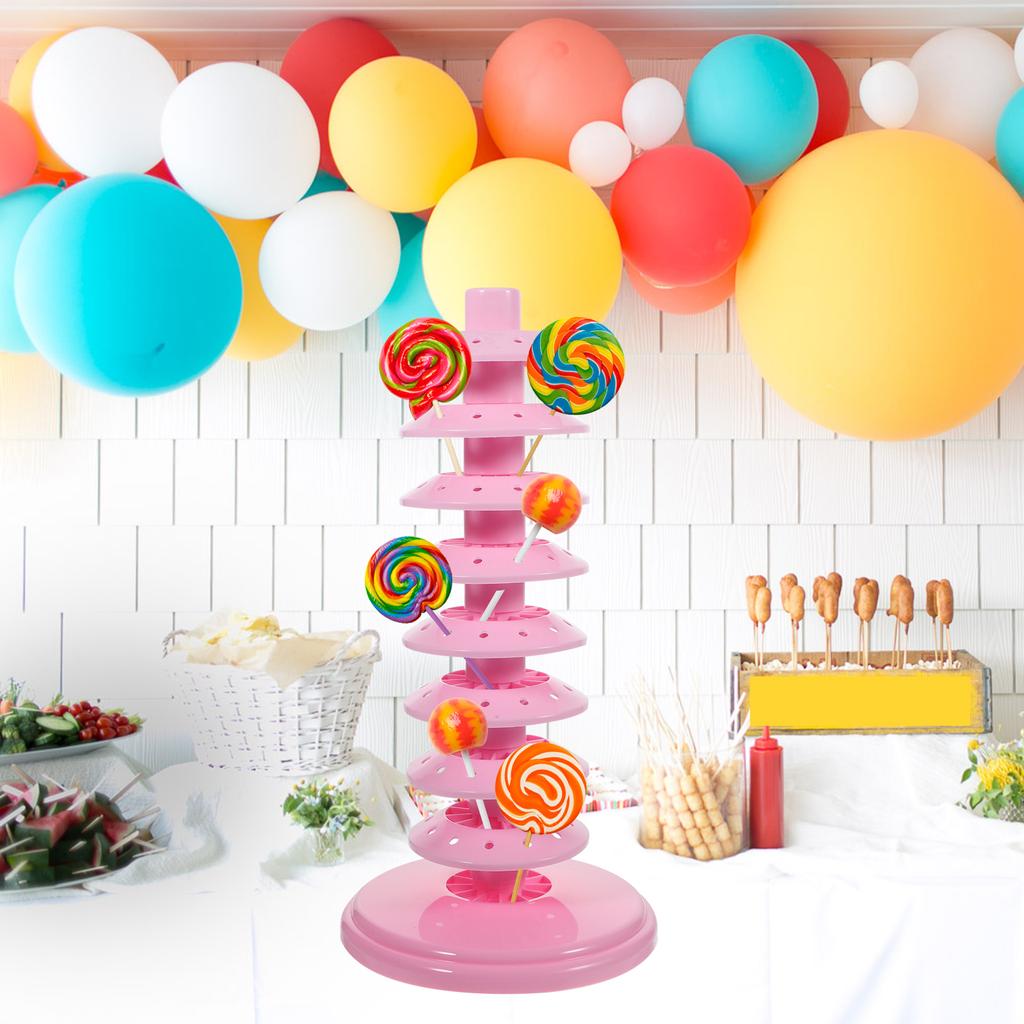 Lollipop Display Stand Cake Pops Decorative Suckers Holder Pp Displaying Accessory Holders Baby Kabob Skewers for Grilling