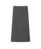 Marot See-Through Elastic Skirt_Charcoal