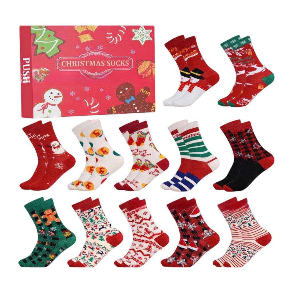 Christmas Socks Blind Boxs Christmas Gift Socks Cute  Party Socks Decoration Home