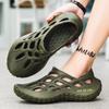2025 Summer Sandals Light EVA Men's Casual Shoes Hole Shoes Clogs Lovers Home Garden Outdoor Male Beach Flat Slippers Big Size