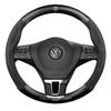 2026 Heiß für Volkswagen VW Leder Auto Lenkradabdeckung für Volkswagen VW Golf 7 Mk7 Touran Up Neuer Polo Jetta Passat B8 Tigu
