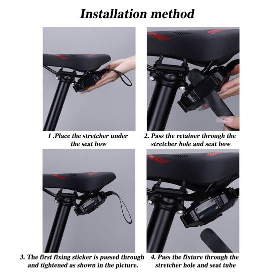 Utendørs terrengsykkel slepetau Heavy Duty uttrekkbar foreldre-barn Barn MTB landeveissykkel Trekkstropp bak sykkel Trekkenhet Sykkeltilbehør