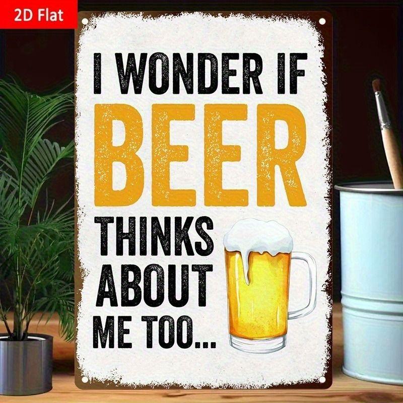 Poster Birra Placca Metallica da Parete