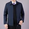 2023 Men's Spring Casual Business Jacket - Middle-Aged Fashion Trend, Turn-Down Collar
