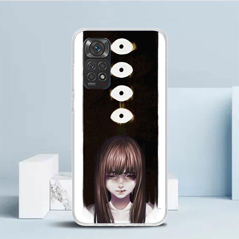 Oyasumi Punpun Silicon Call Phone Case For Xiaomi Redmi Note 14 13 12 12S 11 Pro Plus 11S 10 10S 11T 11E 4G 5G Soft Cover Redmi