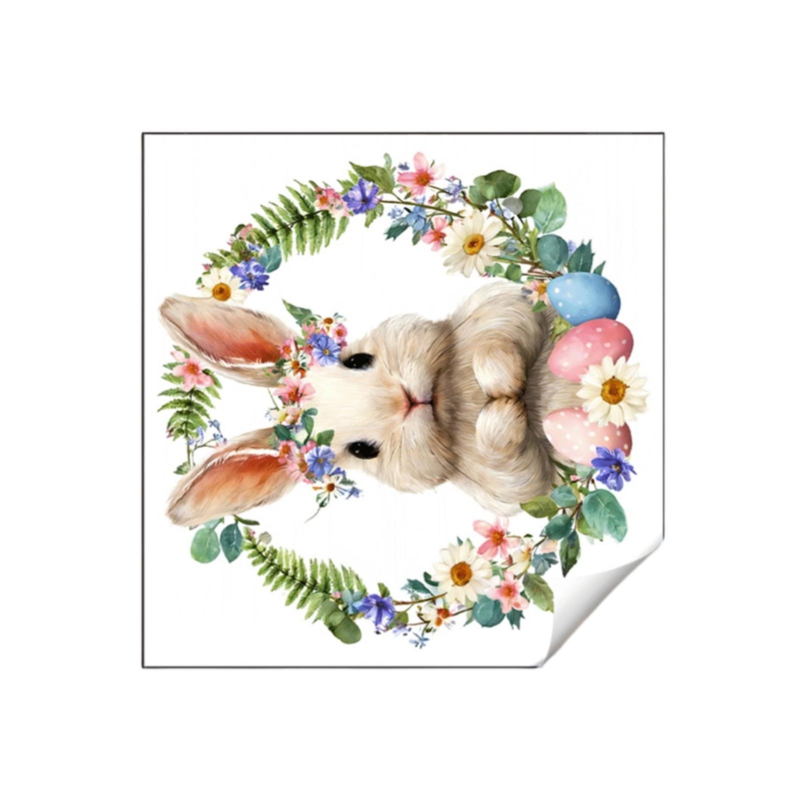 

Мультяшні великодні наклейки на стіну Дитяча спальня Вітальня Домашній декор One Size