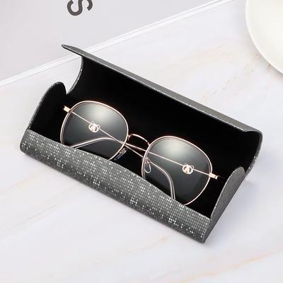 Custodia Portatile per Occhiali Resistente alla Pressione Moda Impermeabile Retro Lucido Custodia per Occhiali da Miopia Scatola Contenitore per Occhi Scatola per Occhiali da Sole