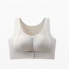 Front Closure Wireless Seamless Bra for Women Lifting Gathered Anti-Sagging Crisscross Back Sports Intimates
