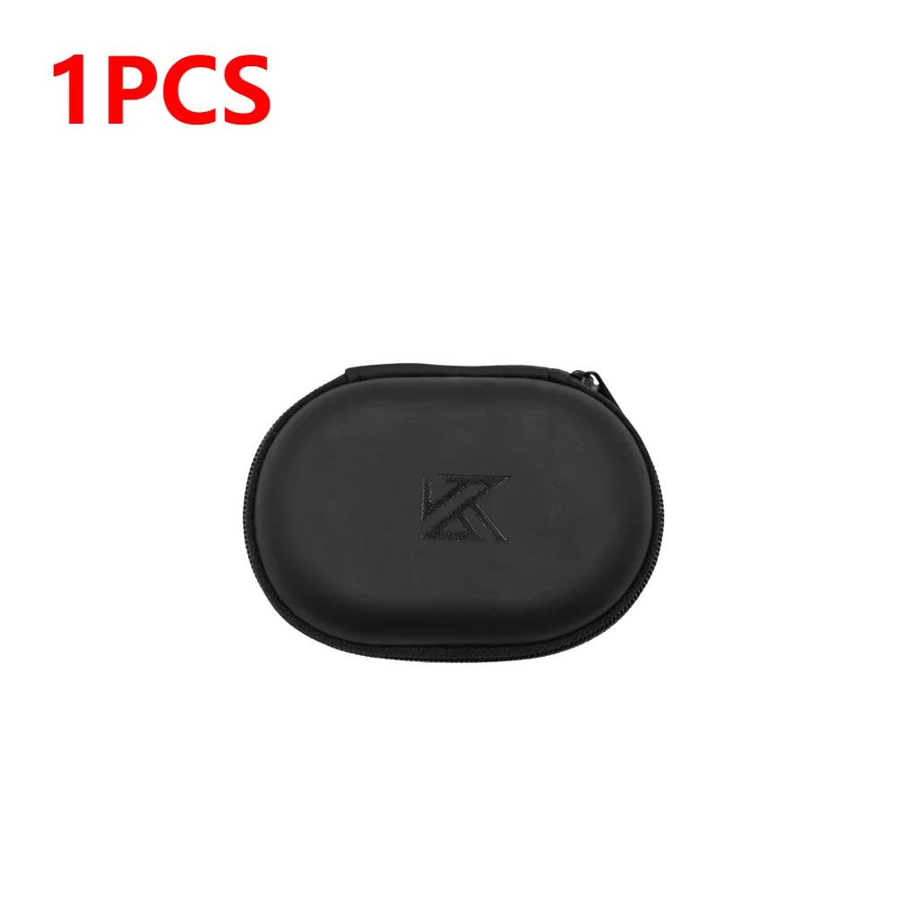 

1-10PCS KZ Earphone Accessories Wired Headphones Case Bag EVA Zipper Storage Box for BA10 AS10 ES4 KZ CAA for Xiaomi Universal