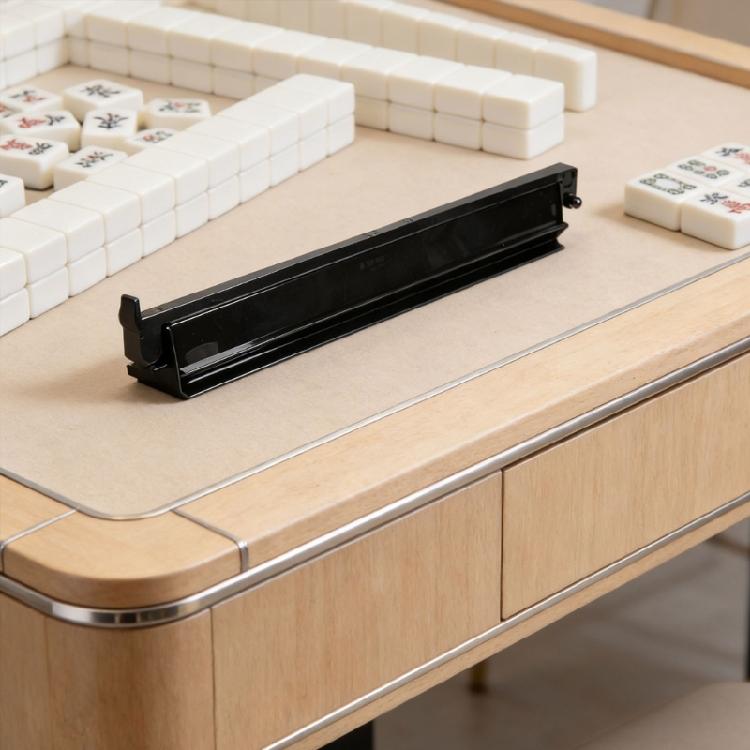 Majiang Game Modern Tile Rack With Builted In Pusher Mahjong Racks Board Game Supplies for Easily Tile Movement Enduring