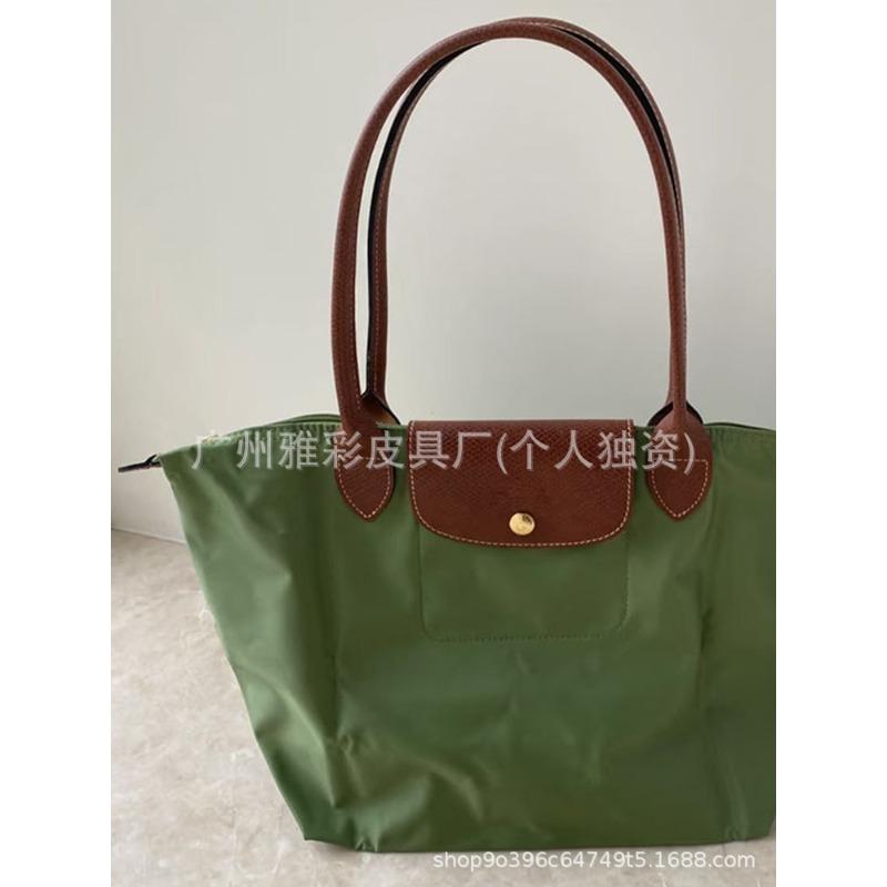 High Quality Dragon Inlaid Bag Week Commemorative Embroidered Dumpling Bag Nylon Handbag Large Capacity Shoulder Tote Bag
