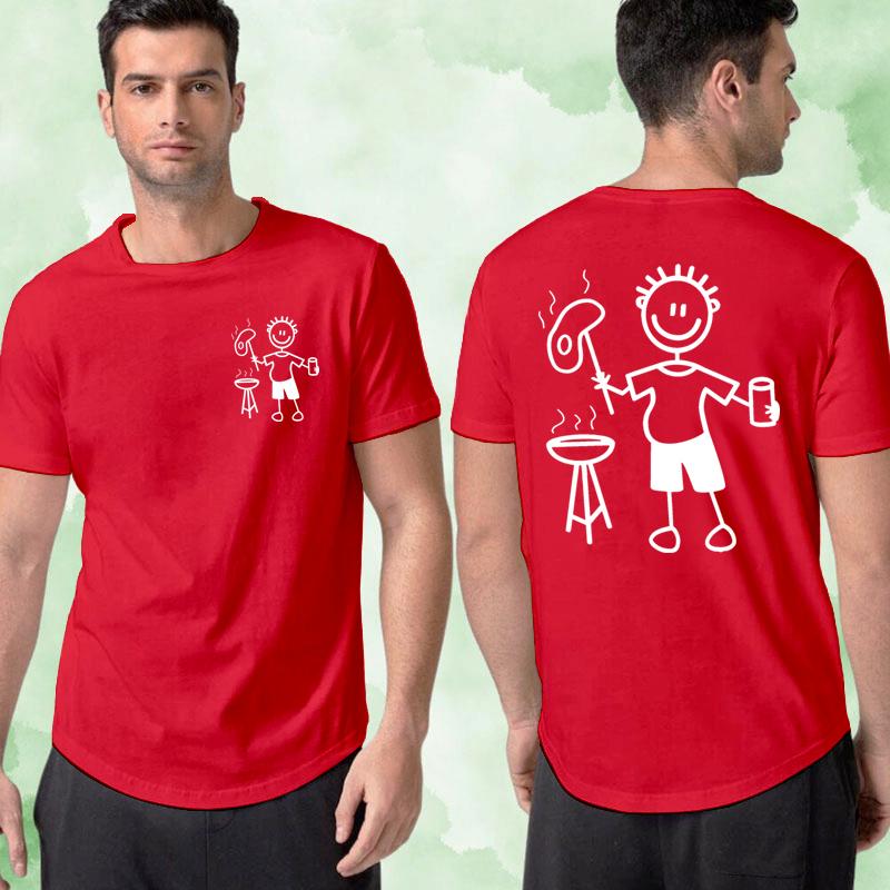 Funny Bbq Shirt For Unisex Harajuku Fashion Streetwear Tshirts Grilling Graphic Tee Cotton Crew Neck Short Sleeve Unisex Clothing