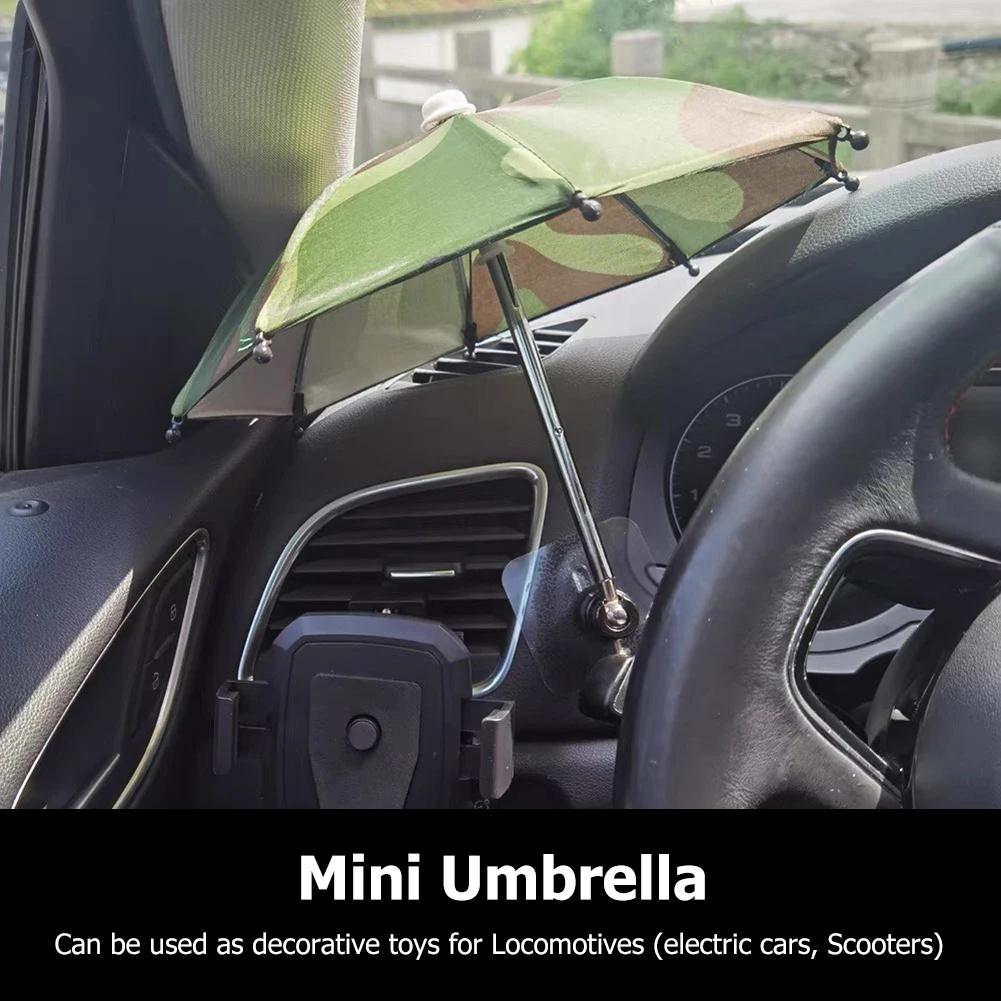 Phone Umbrella For Sun Cell Phone Umbrella Stand Outdoor Waterproof Umbrella Mobile Phone Holder For Bicycle And Motorcycle Decoration