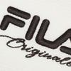 FILA Original Logo Embroidered Color Block Fashion Casual Short Sleeve Polo Shirt Women tops Cloud-White F11W519105F-WT