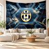 Juventus FC Wall Tapestry, Soft Fabric Wall Hanging, Decorative Backdrop For Bedroom Home Wall Art