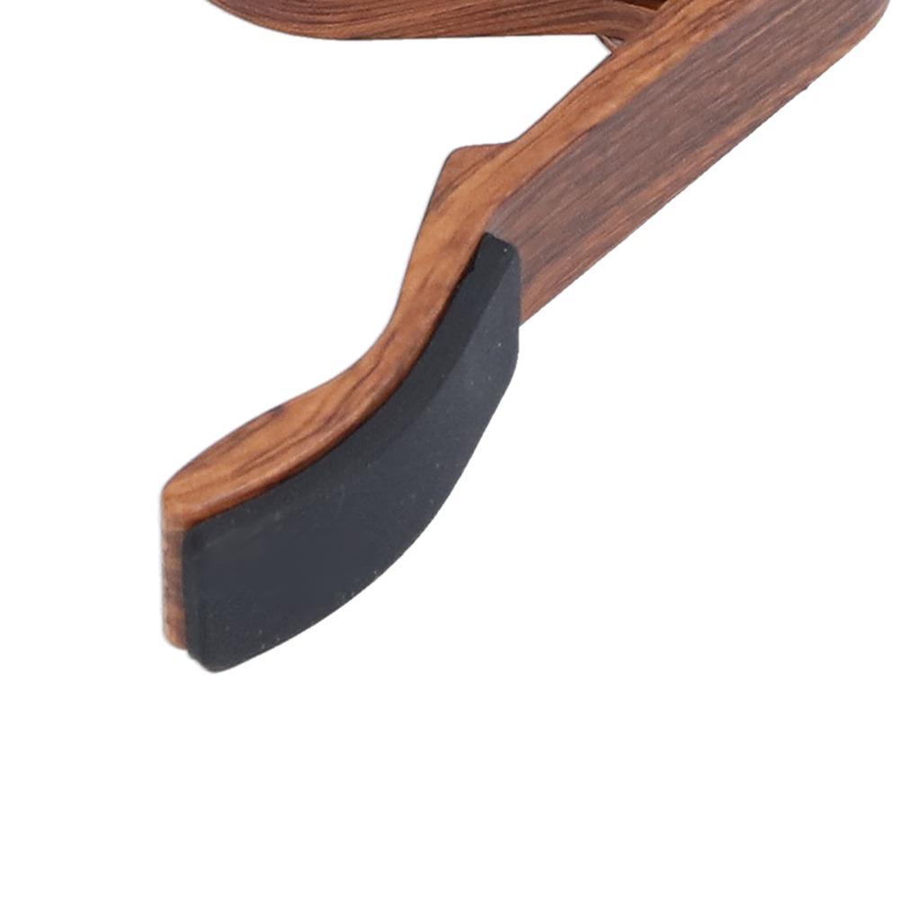 Wood Acoustic Guitar Transpose Capo Guitar Capo with Picks Combo  Stage Playing Auxiliary Tool
