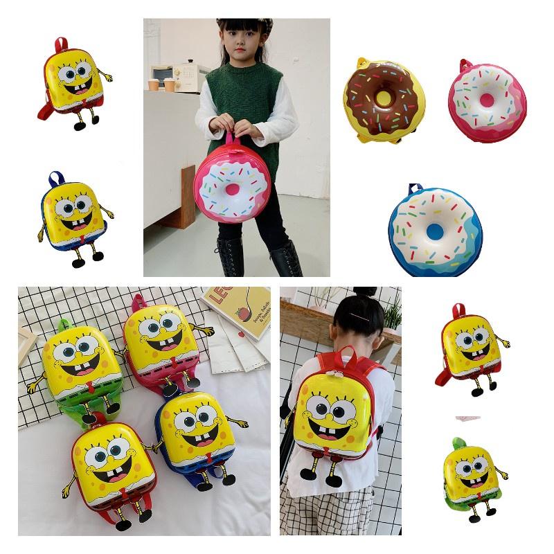 Sweet Donut Eggshell Backpack For Kindergarten Kids Cute And Durable