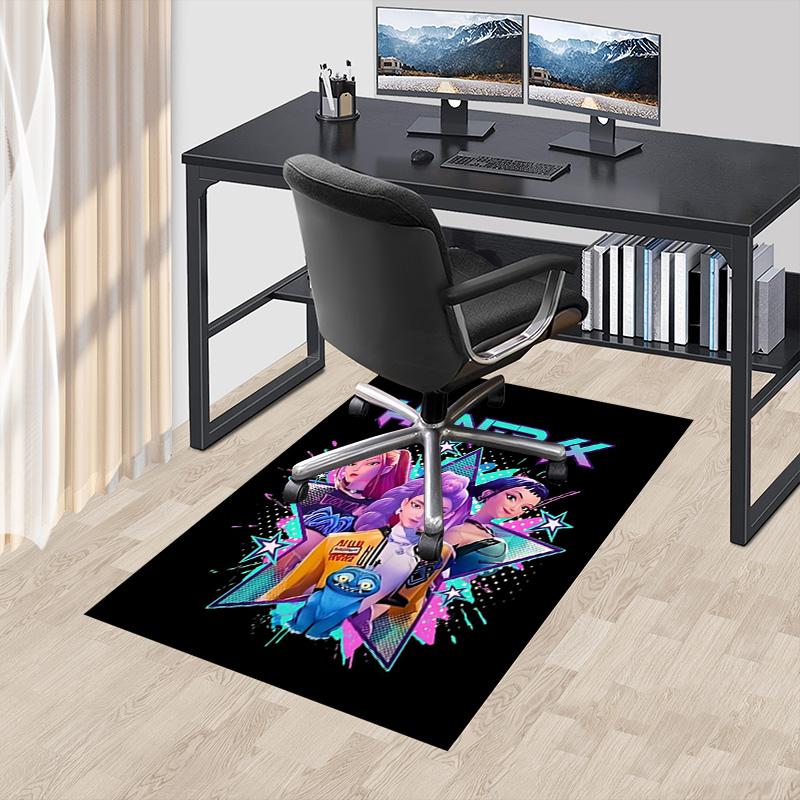 Huntrxx Future Fashion Icons Carpet For Playroom Bedroom Living Room Sofa Home Decorkids Game Area Rug Nonslip Floor Mat
