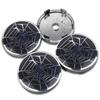 2026 Hot 4PCS 56mm 60mm Unversal Spider Web Badge Emblem Stickers Car Wheel Hub Center Caps Rim Cover For Ford BMW Tesla Mazda Honda VW CVA8