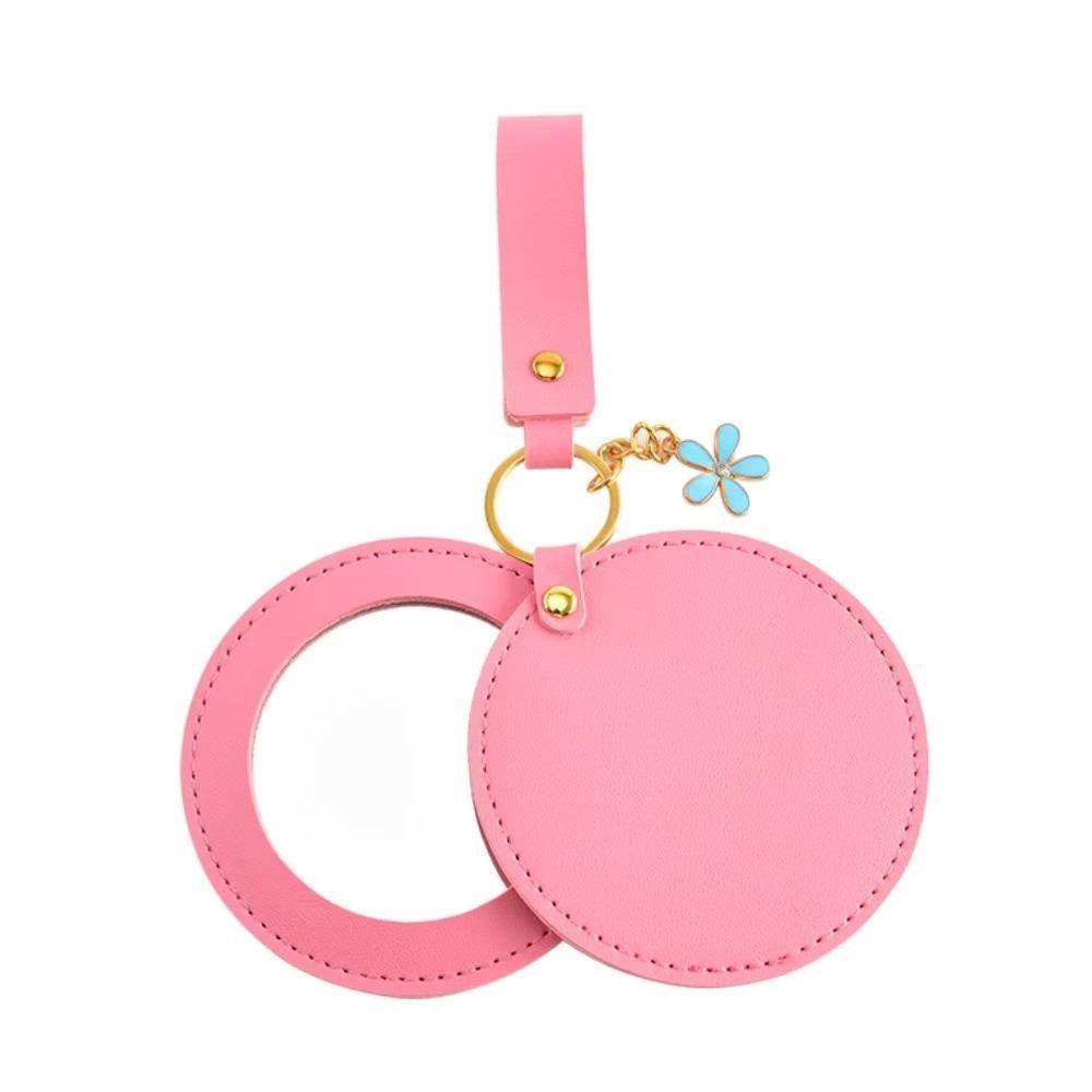 

Ультратонкое зеркало для макияжа Круглое карманное зеркало Портативное дорожное зеркало Подарок розы красного