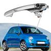 Auto Außentürgriff Chrom Rechte Seite Fahrerseite Für-Fiat 500 500C RHD 735592012 Auto Exterieur Zubehör