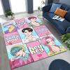 27 Style New KPOP Demon Hunters Rumi Mira Zoey Cartoon Rug for Bedroom Living Room Sofa Home Doormat Decor, Non-slip Floor Mat