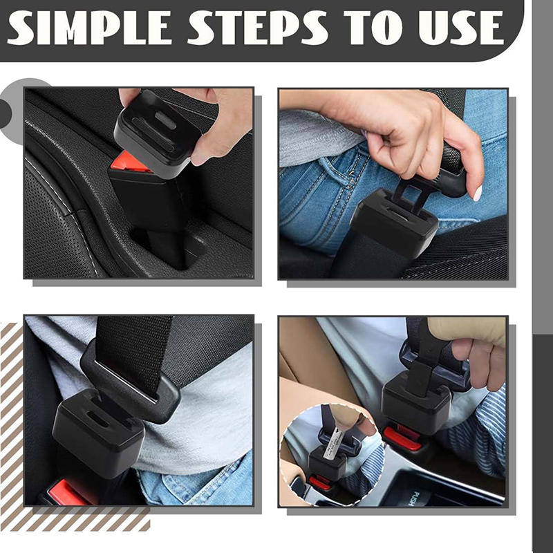 Car Seat Belt Buckle Cover Protector - 1-Pack Soft Silicone Safety Latch Guard for Child Proof Scratch Prevention Universal Fit Black