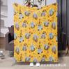 Christmas-themed checkered pattern Printed Blanket for Sofa Bed Travel Camping Living Room Office Conditioning Blanket