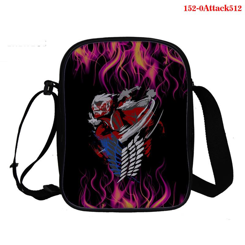 Attack On Giant Peripheral Digital 3D Printed Backpack Student School Bag Full Color Bag Double Shoulder Bag