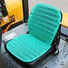 Breathable Summer Forklift Seat Cover for Heli, Longgong, Liugong - Cool Plastic Cushion