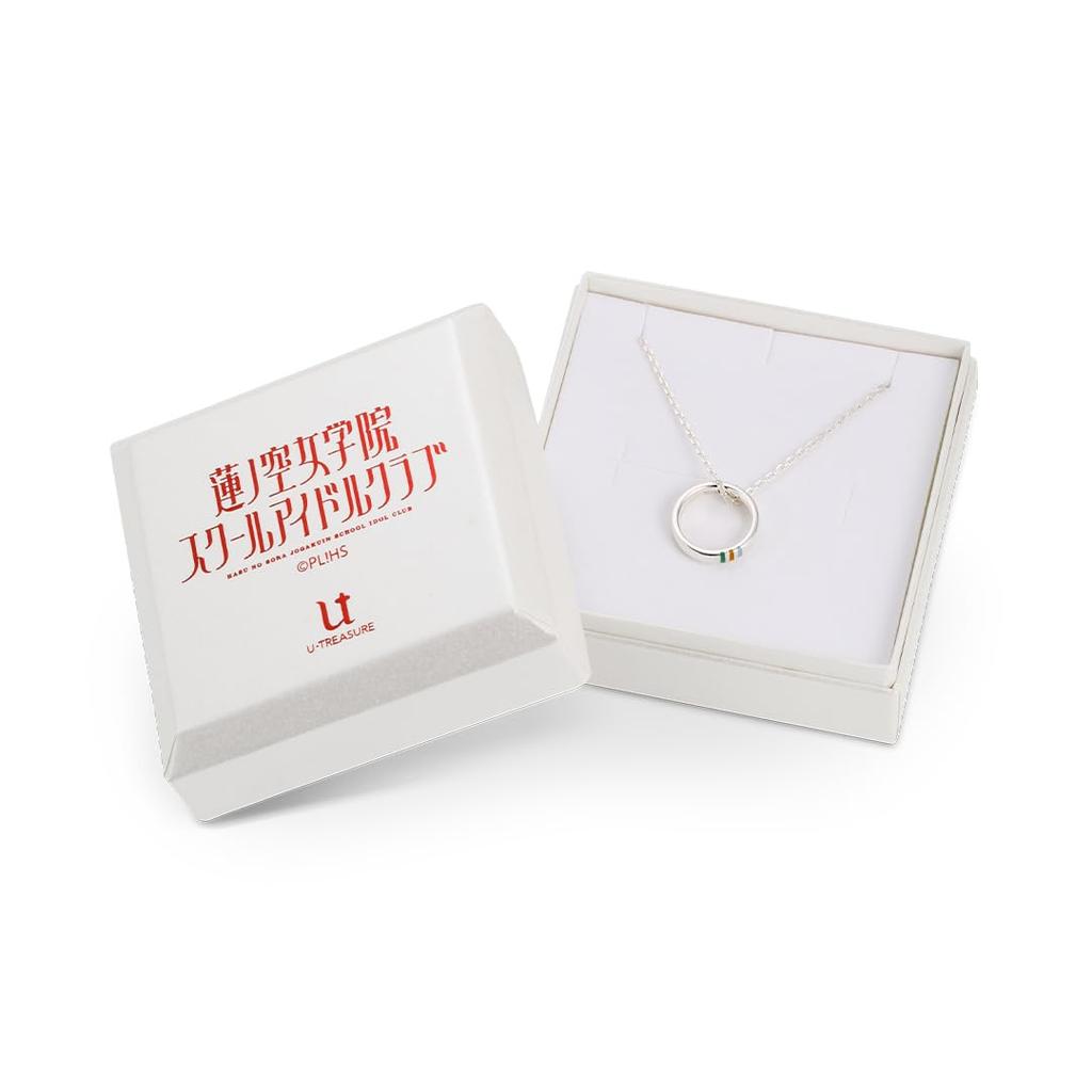 Love Hasunozora Academy School Idol Club Merchandise Unit Ring Necklace Model Class Popular Gift [U-Treasure] Live! Girls' Necklace, "Trize Bouquet"