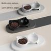 Pet Cat Food and Water Bowl Set Elevated Anti-Splash Pet Feeding Bowl for Cats and Dogs