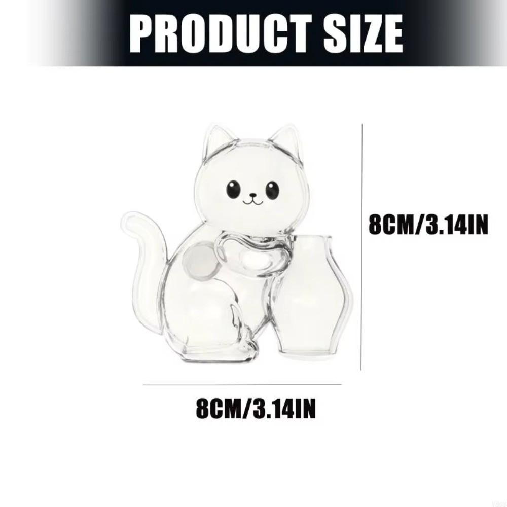 Creative Pet Hair Keepsake Box Transparent Cat Hair Storage Box  for Dog Cat Hair