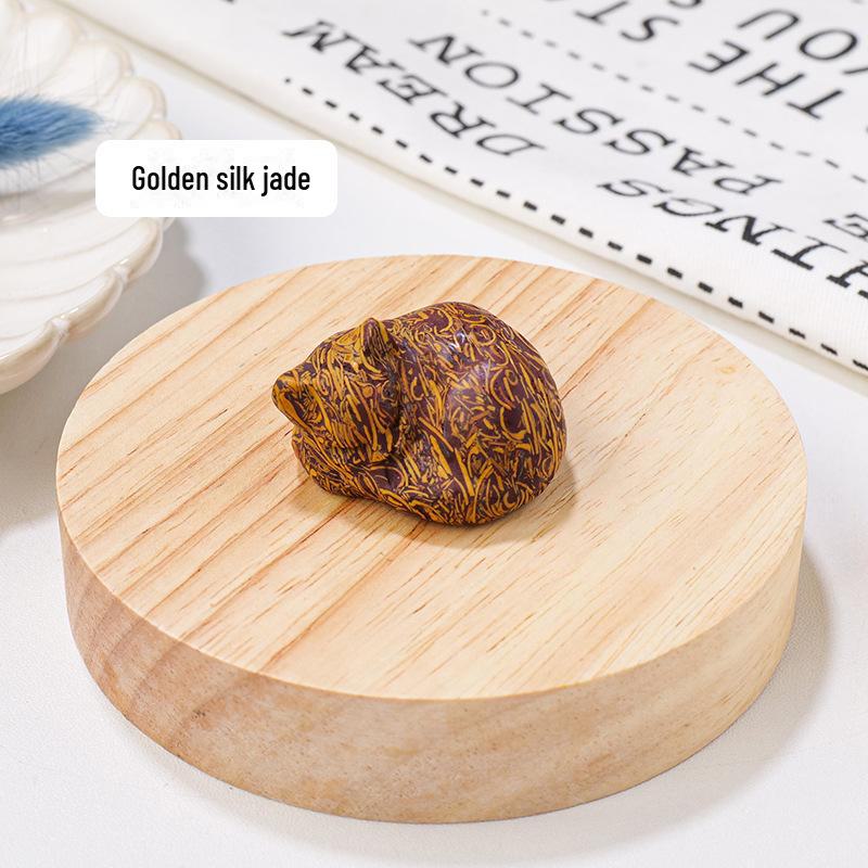 Katzenfiguren aus natürlichem Kristall: Handgeschnitzte Halbedelstein-Ornamente für die Inneneinrichtung