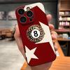 Billiard Fashion Number 8 Phone Case For IPhone 17 Pro Max 15 Pro 16 14 Plus 12 13 Mini 11 Pro Shockproof Soft Cover