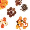 Decorazione Autunnale Raccolta, Zucca Mini Assortita, Pigne e Ghiande per Feste Festive di Halloween, Forniture per Decorazioni
