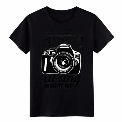 Unisex I May Snap At Any Moment T-Shirt Funny Photographer Camera Graphic Tee