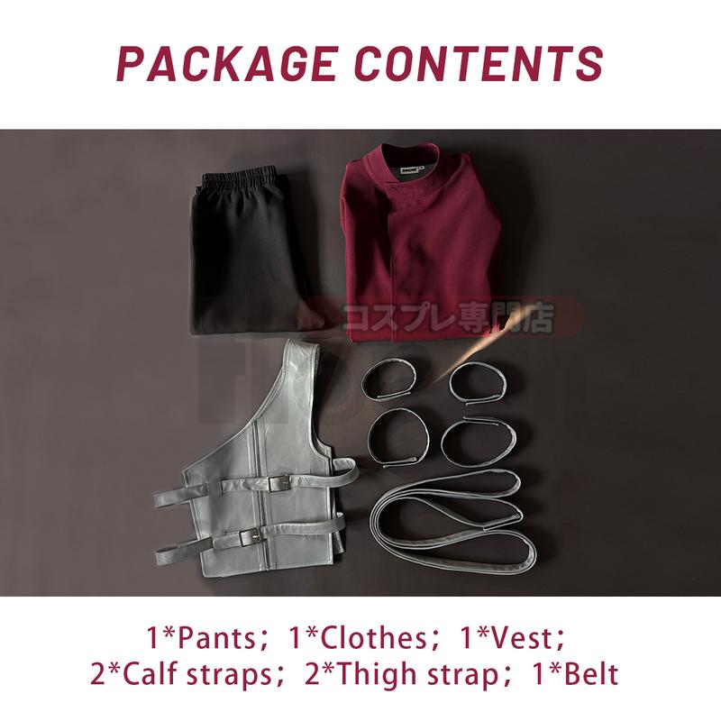 HOLOUN Anime Gaara Cosplay Costume Coat Pants Vest Belt Animation Convention Halloween Christmas Gift