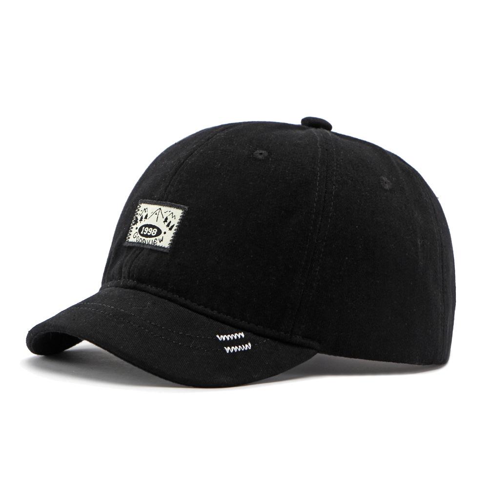 Cotton Short Brim Baseball Cap Unisex Outdoor Sunscreen Hat