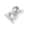 Easter Rabbit Candle Molds Heart Rabbit Silicone Mould Handmade Epoxy Resin Casting Molds DIY Chocolate Decorating Tool