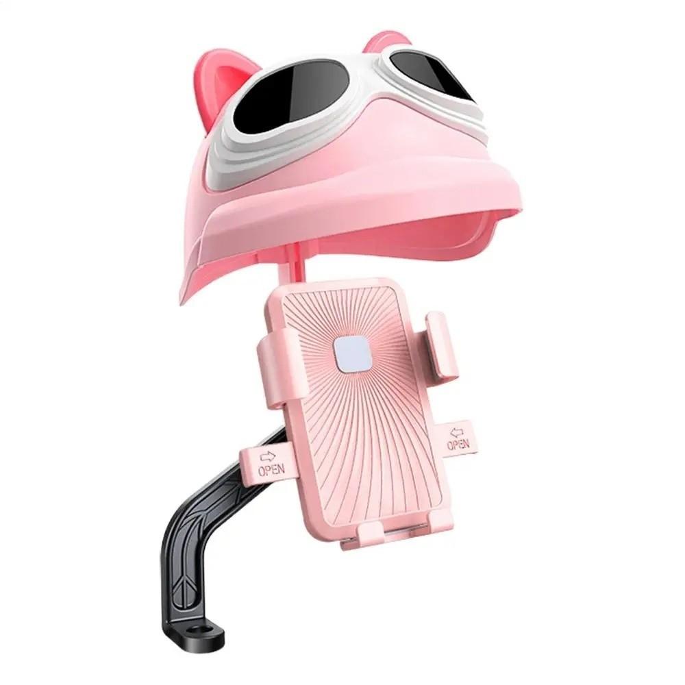 Waterproof Motorcycle Mobile Phone Holder With Sun Visor Electric Bicycle Phone Bracket  Sport Bike